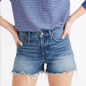 MADEWELL 11” High Rise The Perfect Jean Short in Rayburn